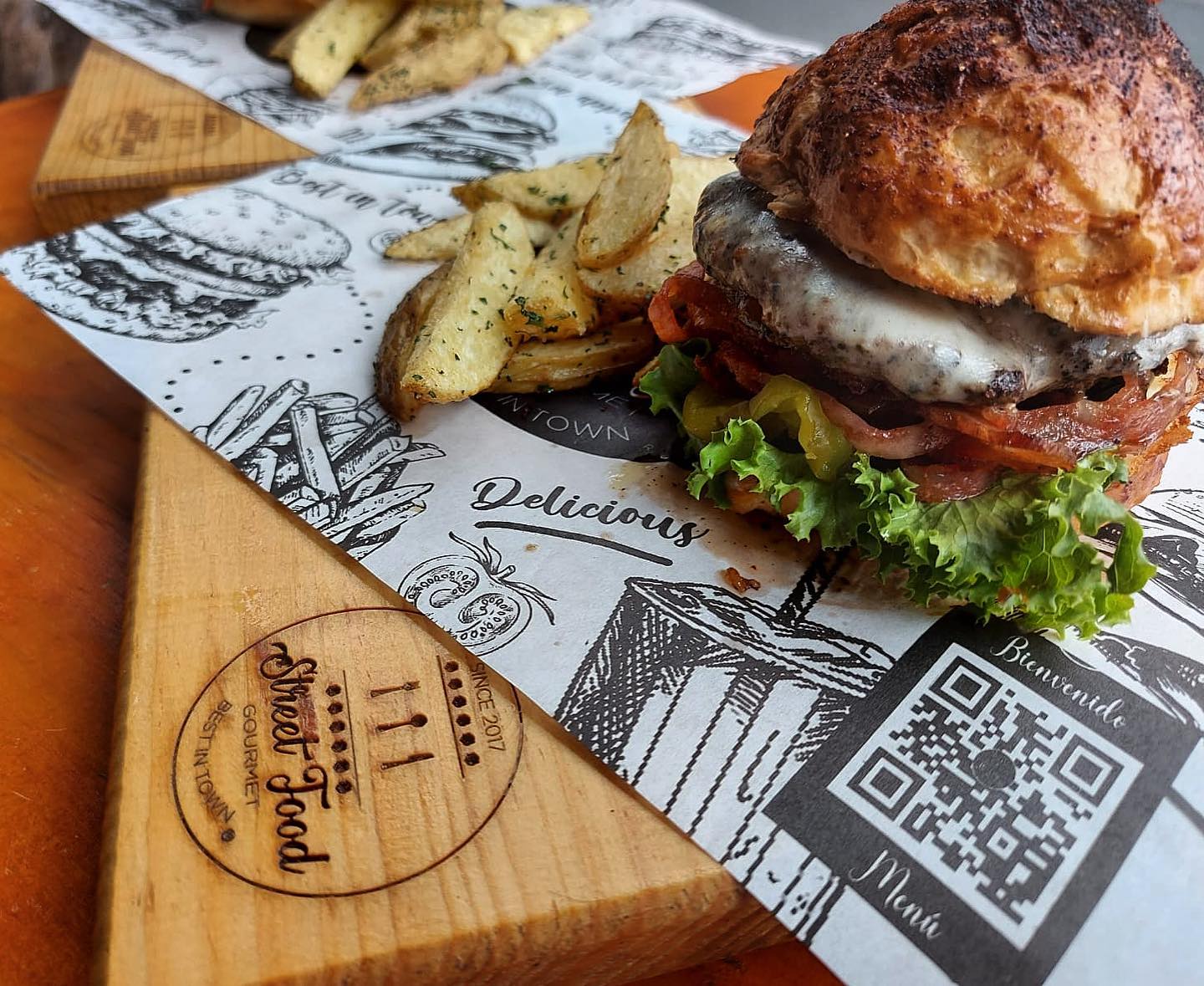 Hamburguesa gourmet Street Food