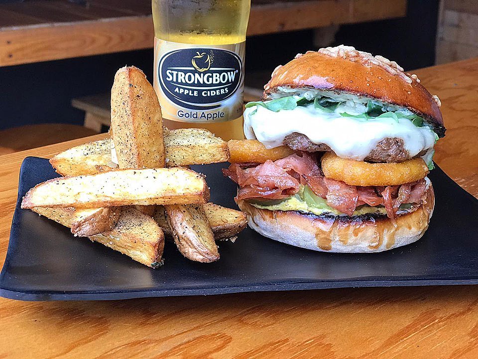 Hamburguesa con papas